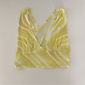Urban Outfitters Yellow Cropped Tank